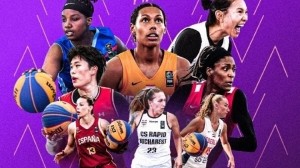 FIBA3x3女子年度总决赛 张芷婷、刘贝、杨谭玥影、王姝心出战